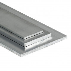 Aluminium Flat Bar 50x12mm Length Selectable Alu Flat Material AlCuMgPb Flat