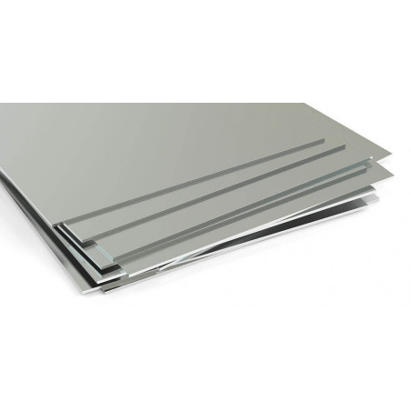 172,21 €/ M² 3mm Stainless Steel Sheet V2A 1.4301 K240 Ground to 1000x1000 MM 
