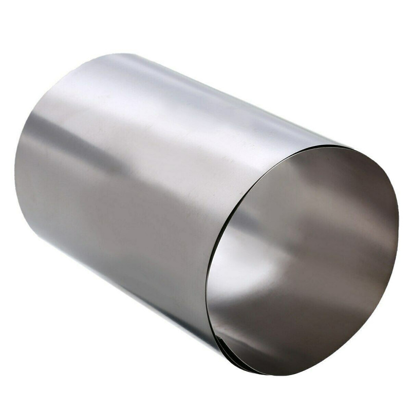 0.5 metre titanium band 0.1 x 100 mm titanium foil titanium grade 1 / W.Nr 3.7025 strip plate titanium sheet 