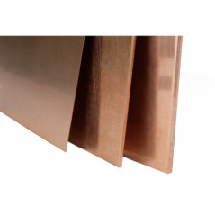 99.9% Pure Copper Plate 0.8-4mm Thick Metal Sheet Art DIY Crafts Model  Material