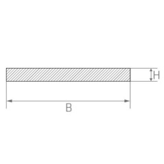 Spring steel 1.1248 flat bar C75 sheet metal strip 20x0.5mm-90x1mm cut to  size strip