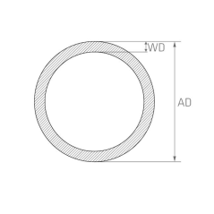Acid-Resistant Round Pipe Made of Titanium Grade 5 Diameter 8–15.88mm 3.7165 Grade 5