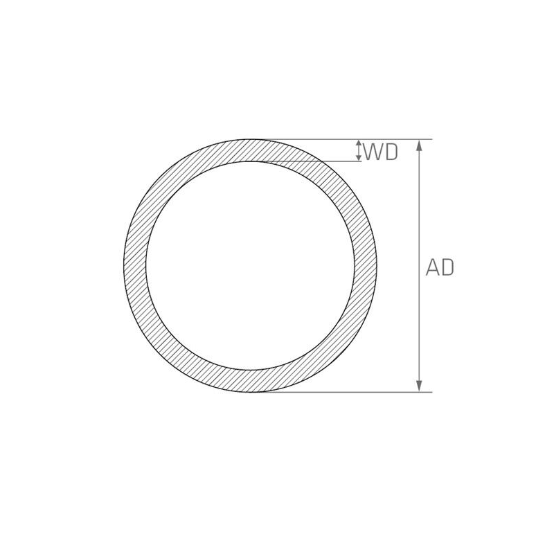 Acid-Resistant Round Pipe Made of Titanium Grade 5 Diameter 8–15.88mm 3.7165 Grade 5 Acid-Resistant Round Pipe Made of Titanium Grade 5 Diameter 8–15.88mm 3.7165 Grade 5