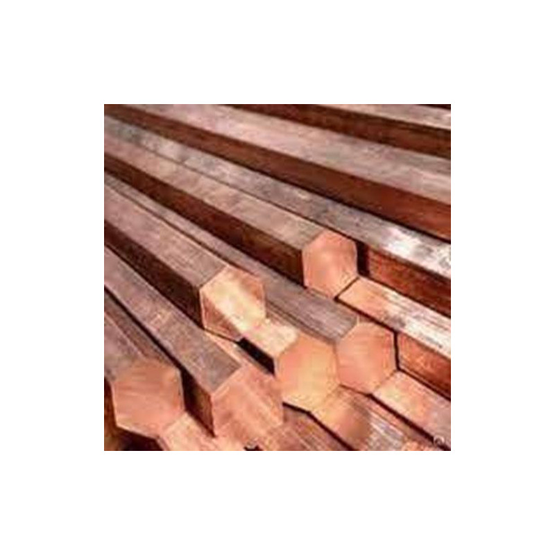 Copper hexagonal rod wrench size 17mm - 27mm 6-sided 0.02-1 meter Copper hexagonal rod wrench size 17mm - 27mm 6-sided 0.02-1 meter