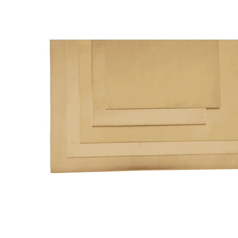 Brass sheet Ms63 0.3-10mm 2.0321 brass plates CuZn37 cut-to-size sheet metal selectable