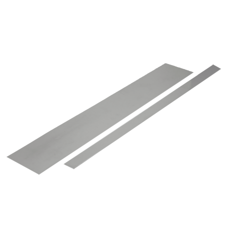 Stainless steel sheet strips 1.4404 flat bar 20x0.5mm-90x6mm cut-to-size strips