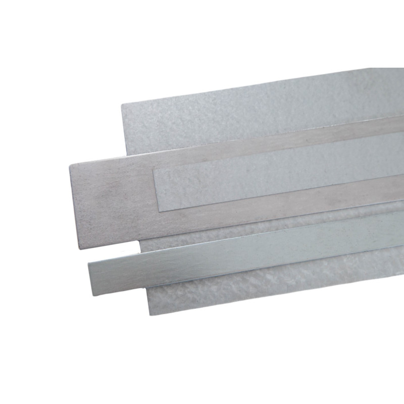 Buy galvanized steel sheet strips from 0.5x20mm to 6x90mm flat bar cut strips